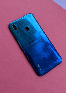 Back Door Huawei P Smart 2019 Aurora Blue C Stock