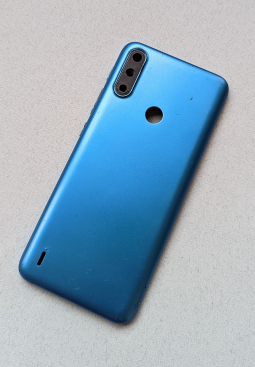 Back Door Motorola Moto E7 Power Blue B Stock