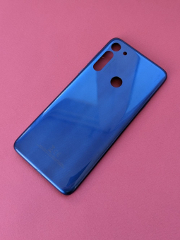 Back Door Motorola Moto G8 Blue A Stock