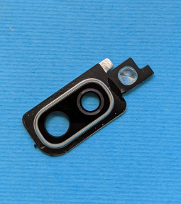 Camera Glass Samsung Galaxy A30 2019 With Frame Silver