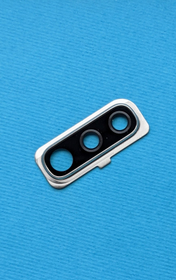 Camera Glass Samsung Galaxy A50 2019 A505 Silver Frame