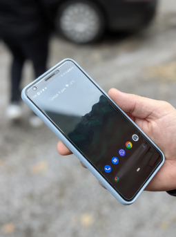 Case Google Pixel 3a Xl Tech21 Throwing Shapes Gray 2