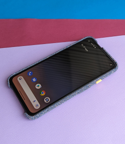 Case Google Pixel 4a 5g Fabric Blue Confetti 2