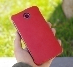 Case Motorola Google Nexus 6 Book Red1