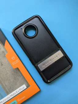 Case Motorola Moto E4 Plus Ondigo Black Stand 2