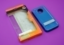 Case Motorola Moto E4 Usa Blue Tact Kickstand 4