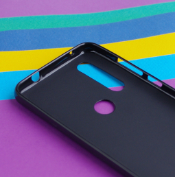 Case Motorola Moto One Action Black Mate 4