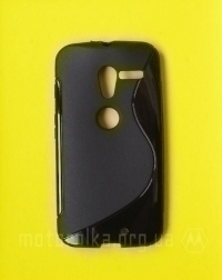 Case Motorola Moto X Black Silicone