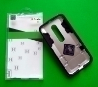 Case Motorola Moto X Style Honor Silver 22