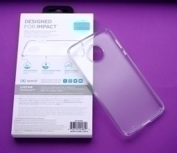 Case Motorola Moto Z2 Force Speck Presidio Clear 1