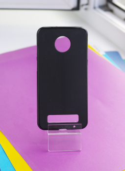 Case Motorola Moto Z3 Play Black Mate 1