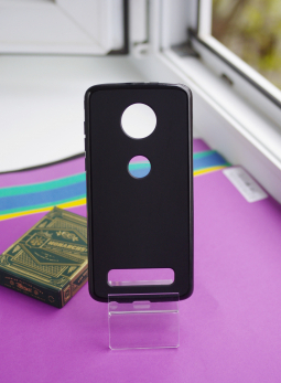Case Motorola Moto Z4 Black Mate