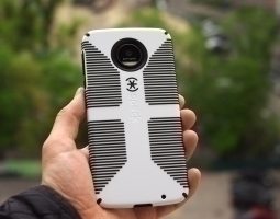 Case Motorola Moto Z Speck Black White 2