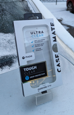 Case Motorola One 5g Case Mate Transparent  3