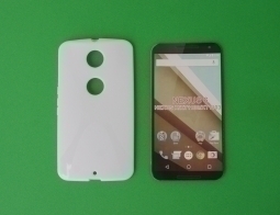 Case Nexus 6 Silicone White 2