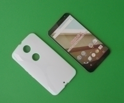 Case Nexus 6 Silicone White 3