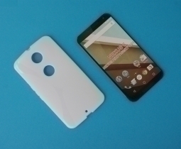 Case Nexus 6 Silicone White 4