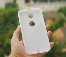 Case Nexus 6 Silicone White 5