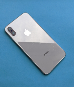 Chassis Bac Panel Apple Iphone X B Stock Silver White 1