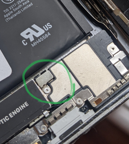 Cover Panel Connector Taptic Engine Apple Iphone X