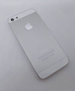 Door Apple Iphone 5 Silver C Stock