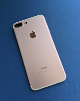 Door Apple Iphone 7 Plus Rose Gold C Stock With Glass