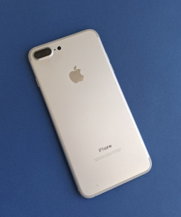 Door Apple Iphone 7 Plus Silver C Stock With Glass