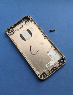 Door Chassis Apple Iphone 6 Gold C Stock 2