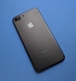 Door Chassis Apple Iphone 7 Plus Black A Stock