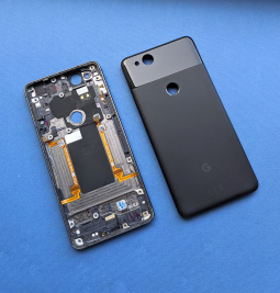 Door Chassis Google Pixel 2 Black A Stock
