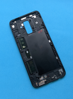 Door Chassis Samsung Galaxy A6 Plus A Stock Black 2