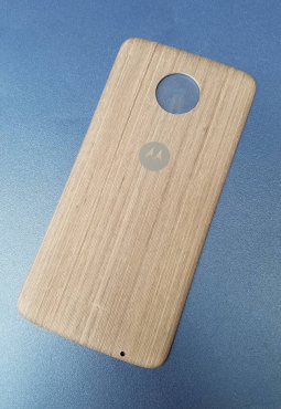 Door Moto Mod Motorola Moto Z4  Light Wooden B Stock