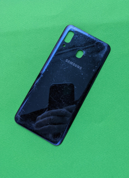 Door Samsung Galaxy A20 2019 A205 Blue C Stock