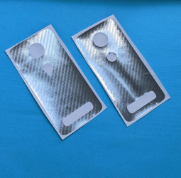 Film Protective Back Motorola Moto Z2 Force Kevlar Silver