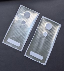 Film Protective Back Motorola Moto Z3 Kevlar Silver