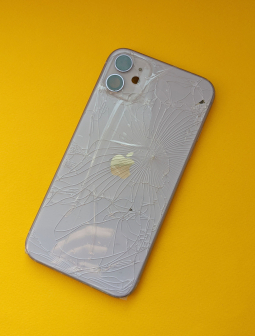 Frame Chassis Apple Iphone 11 Purple C Stock