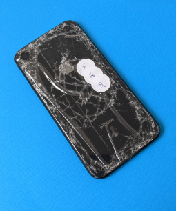 Frame Chassis Apple Iphone Xr Black C Stock 1