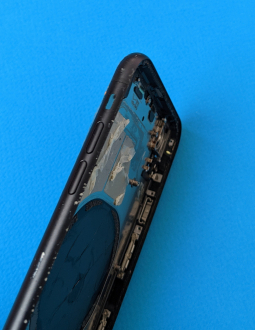 Frame Chassis Apple Iphone Xr Black C Stock 2