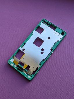 Frame Chassis Sony Xperia Z3 Compact  Turquoise