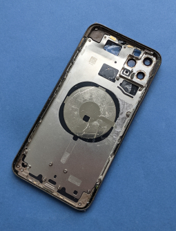 Frame Side Apple Iphone 11 Pro Max Gold Side C Stock
