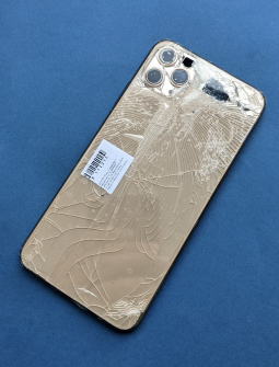 Frame Side Apple Iphone 11 Pro Max Gold Side C Stock 0