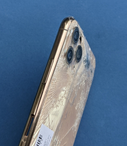 Frame Side Apple Iphone 11 Pro Max Gold Side C Stock 1