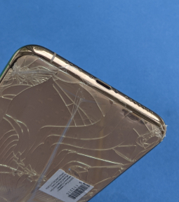 Frame Side Apple Iphone 11 Pro Max Gold Side C Stock 3