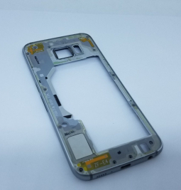 Frame Side Samsung Galaxy S6 G920v Silver B Stock