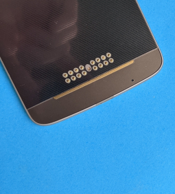 Glass Back Down Motorola Moto Z Droid Gold