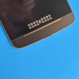 Glass Back Down Motorola Moto Z Force Gold