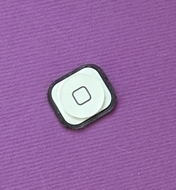 Home Button Cover Apple Iphone 5 White Oem
