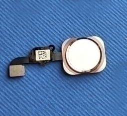 Home Button Finger Scaner Apple Iphone 6s Plus White Rose