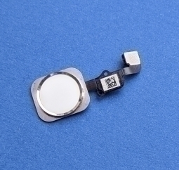 Home Button Finger Scaner Apple Iphone 6s White Silver Used