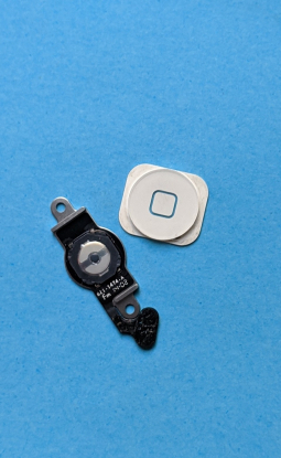 Home Button With White Cover Apple Iphone 5 Oem